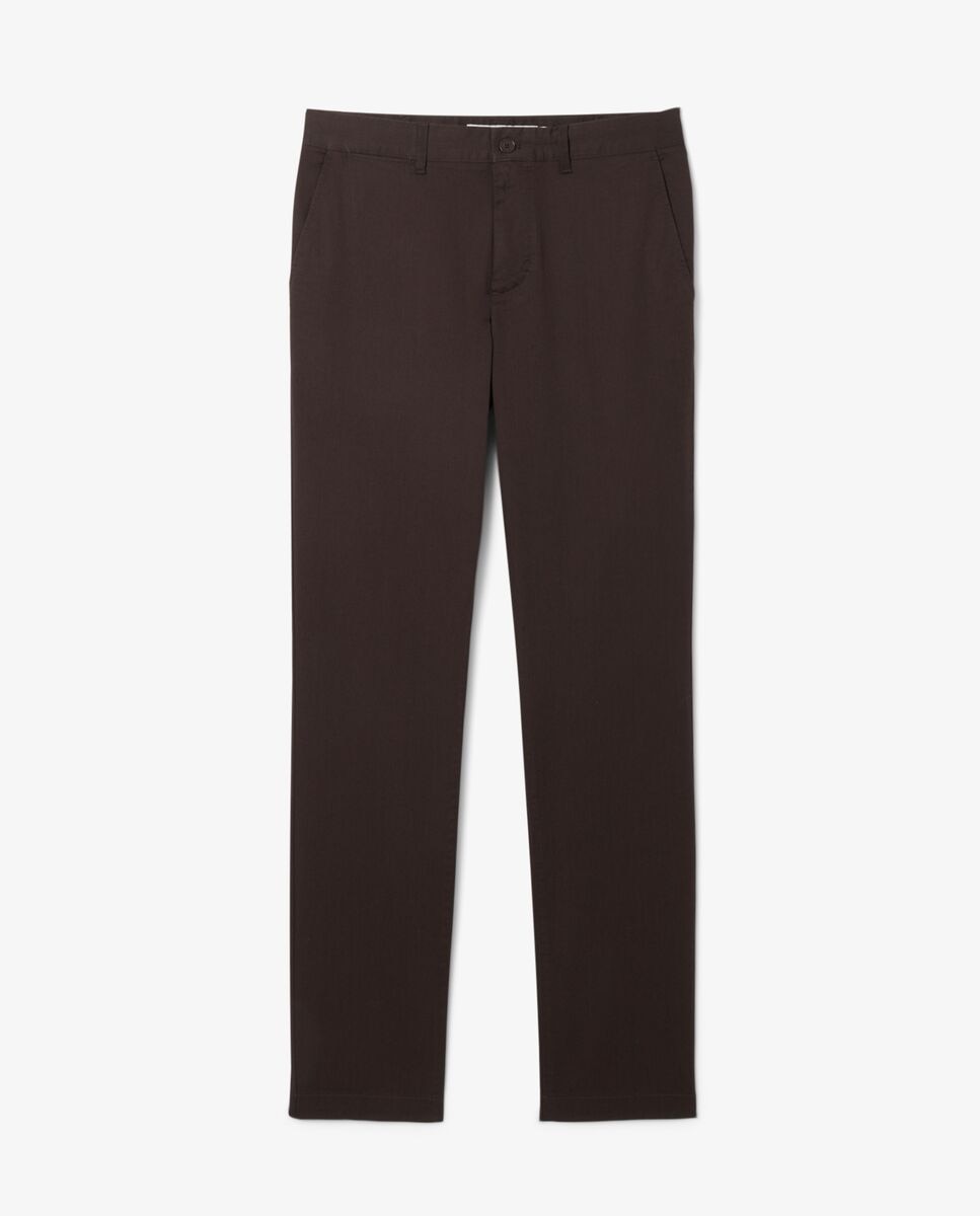 Pantalones joggers de hombre de algodón elástico - Lacoste - Marrón chocolate Marrón chocolate-6