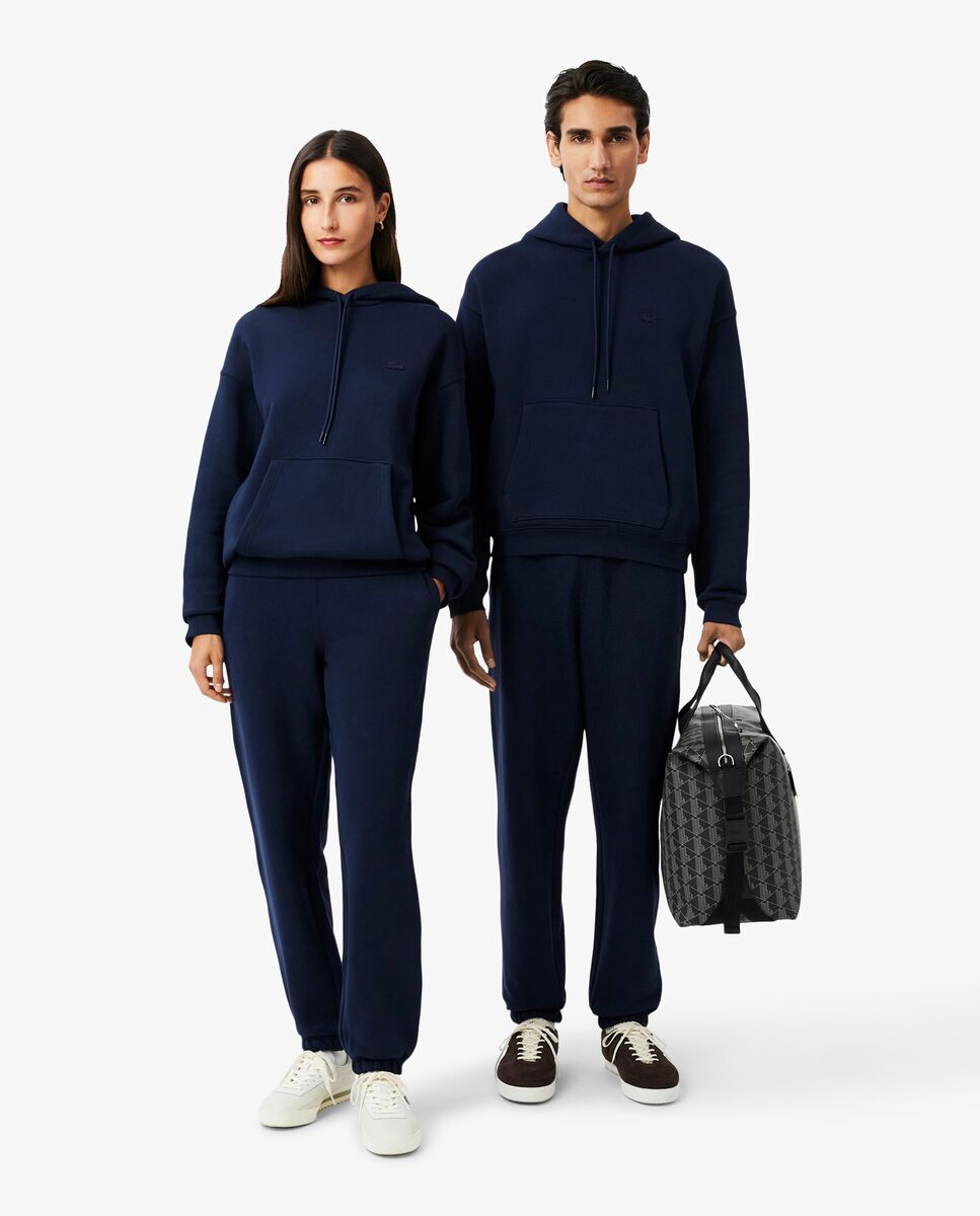 Pantalón unisex de chándal unisex de felpa - Lacoste - Azul marino Azul marino-1