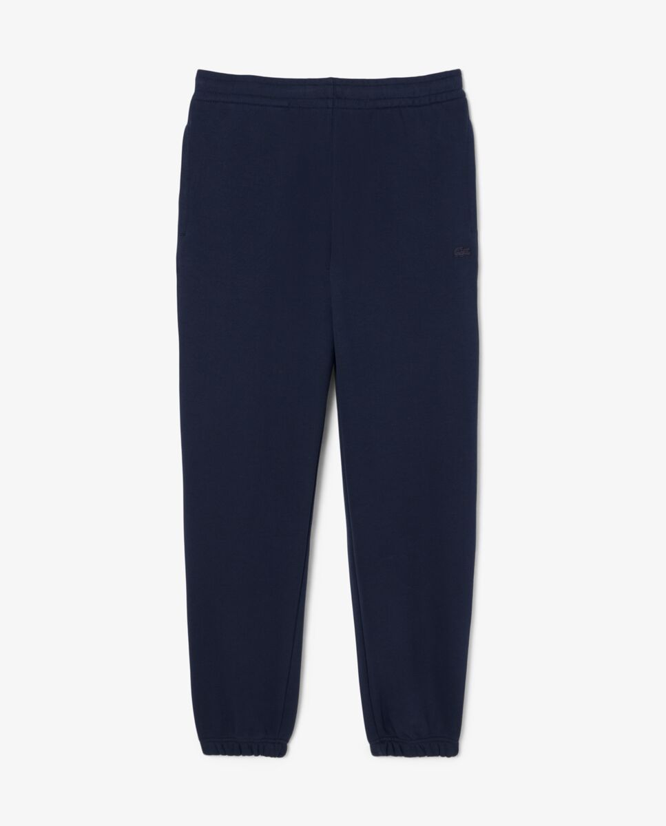 Pantalón unisex de chándal unisex de felpa - Lacoste - Azul marino Azul marino-6
