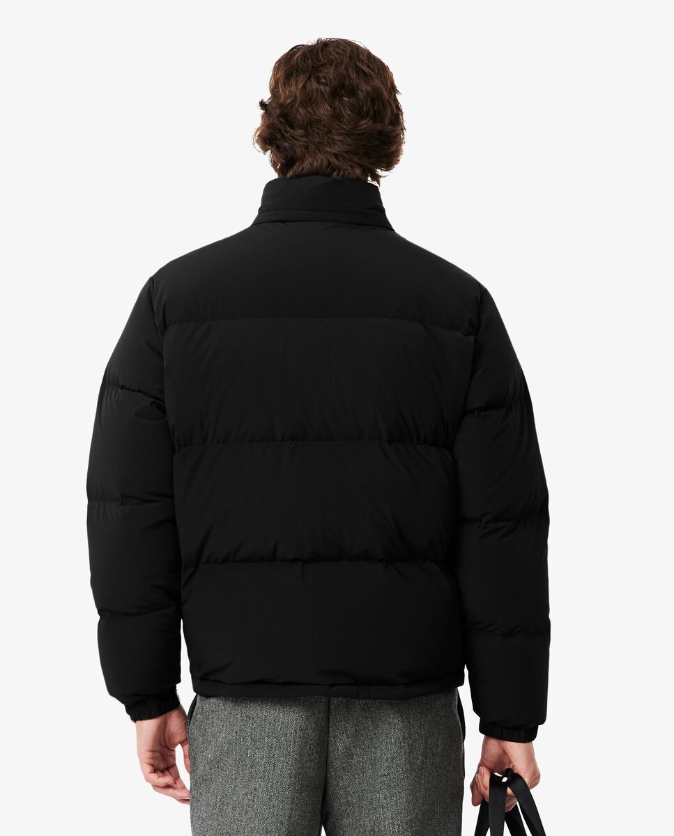 Chaqueta de hombre acolchada con capucha hidrófuga - Lacoste - Negro Negro-2