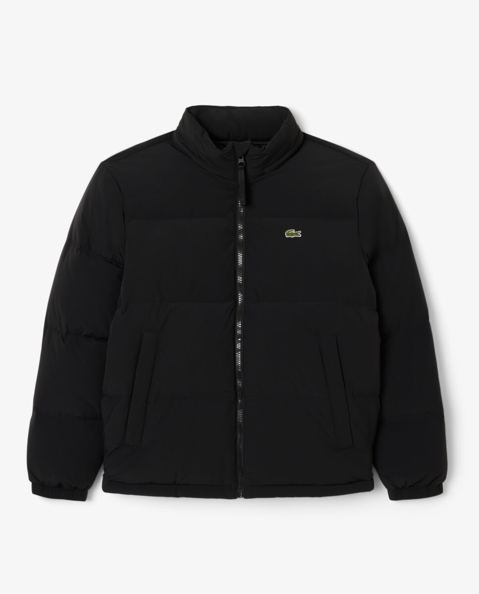 Chaqueta de hombre acolchada con capucha hidrófuga - Lacoste - Negro Negro-6