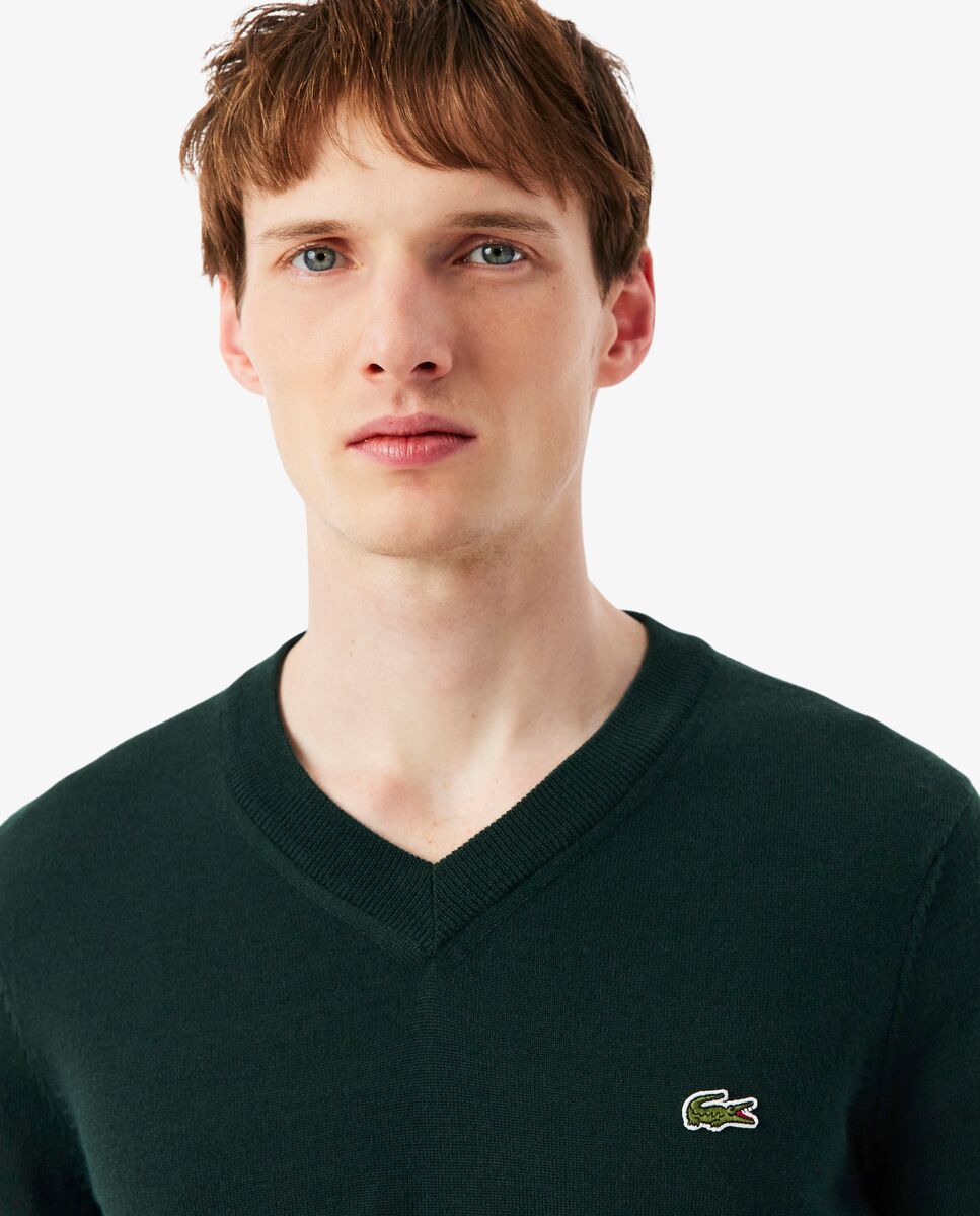 Jersey de hombre de lana - Lacoste - Verde Verde-3