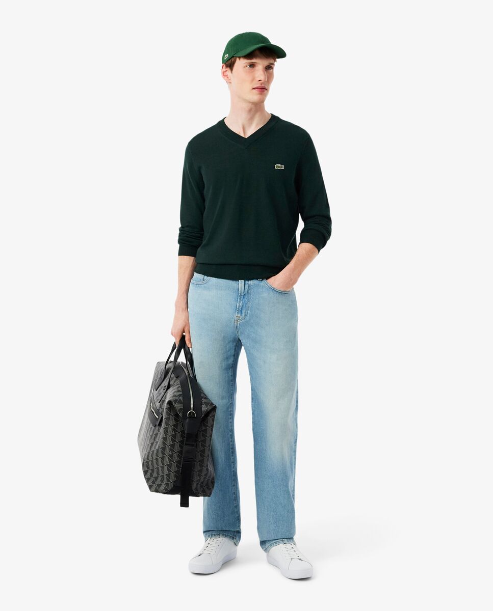 Jersey de hombre de lana - Lacoste - Verde Verde-4