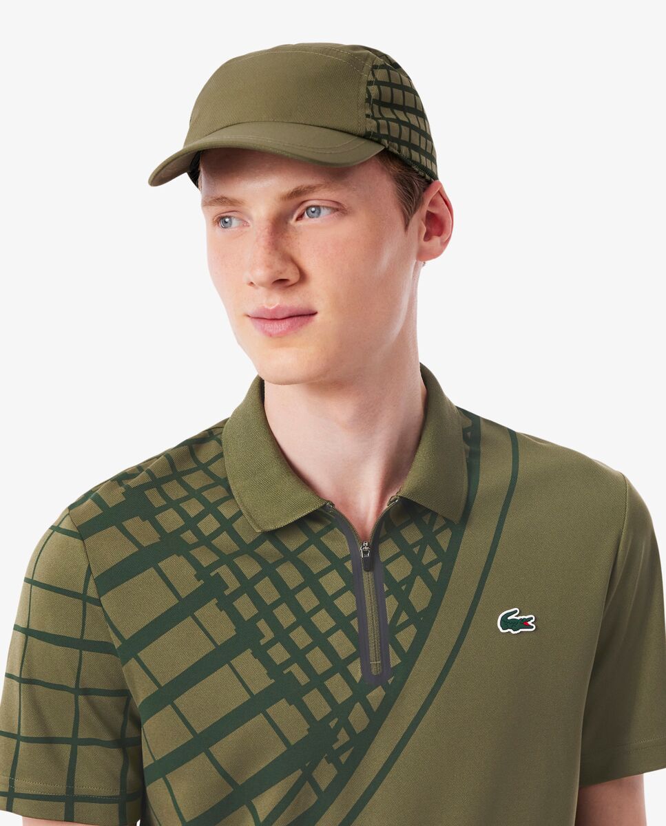 Polo de tennis ultra seco Lacoste - Verde militar Verde militar-3