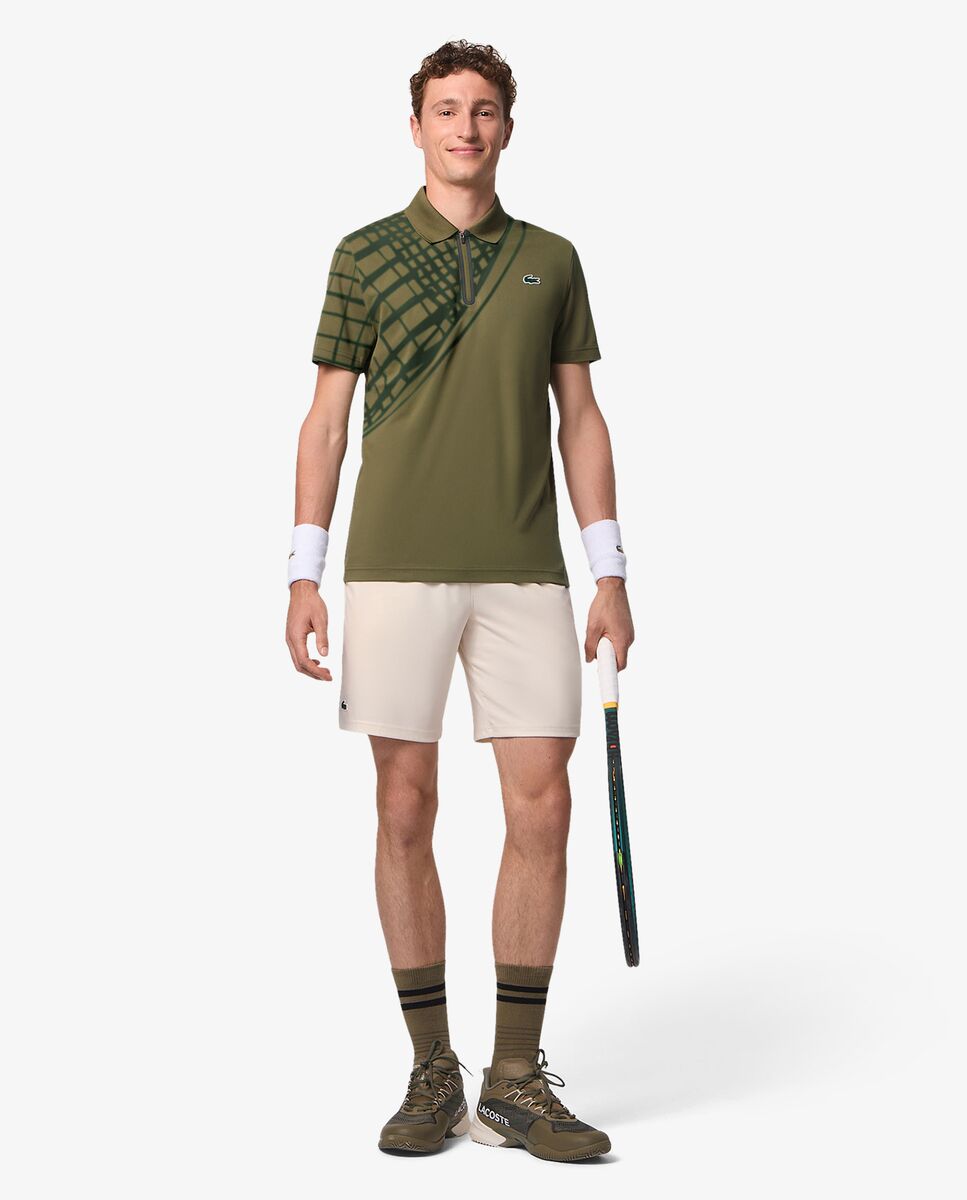 Polo de tennis ultra seco Lacoste - Verde militar Verde militar-4