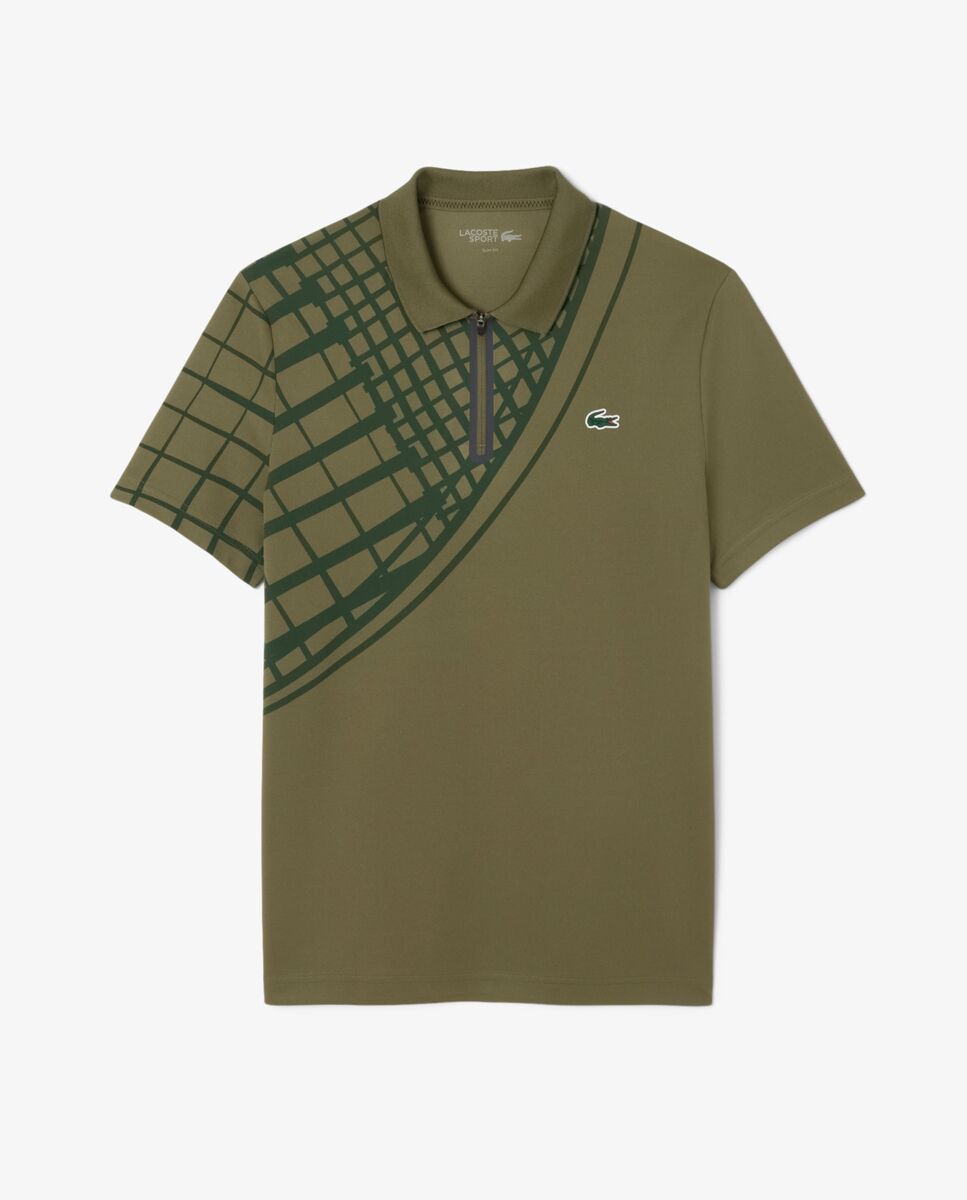Polo de tennis ultra seco Lacoste - Verde militar Verde militar-5