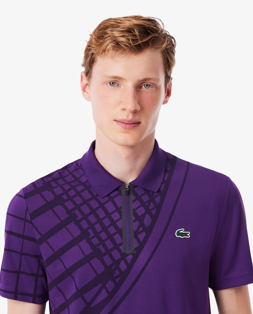 Polo de tennis ultra seco Lacoste - Lila Lila-3