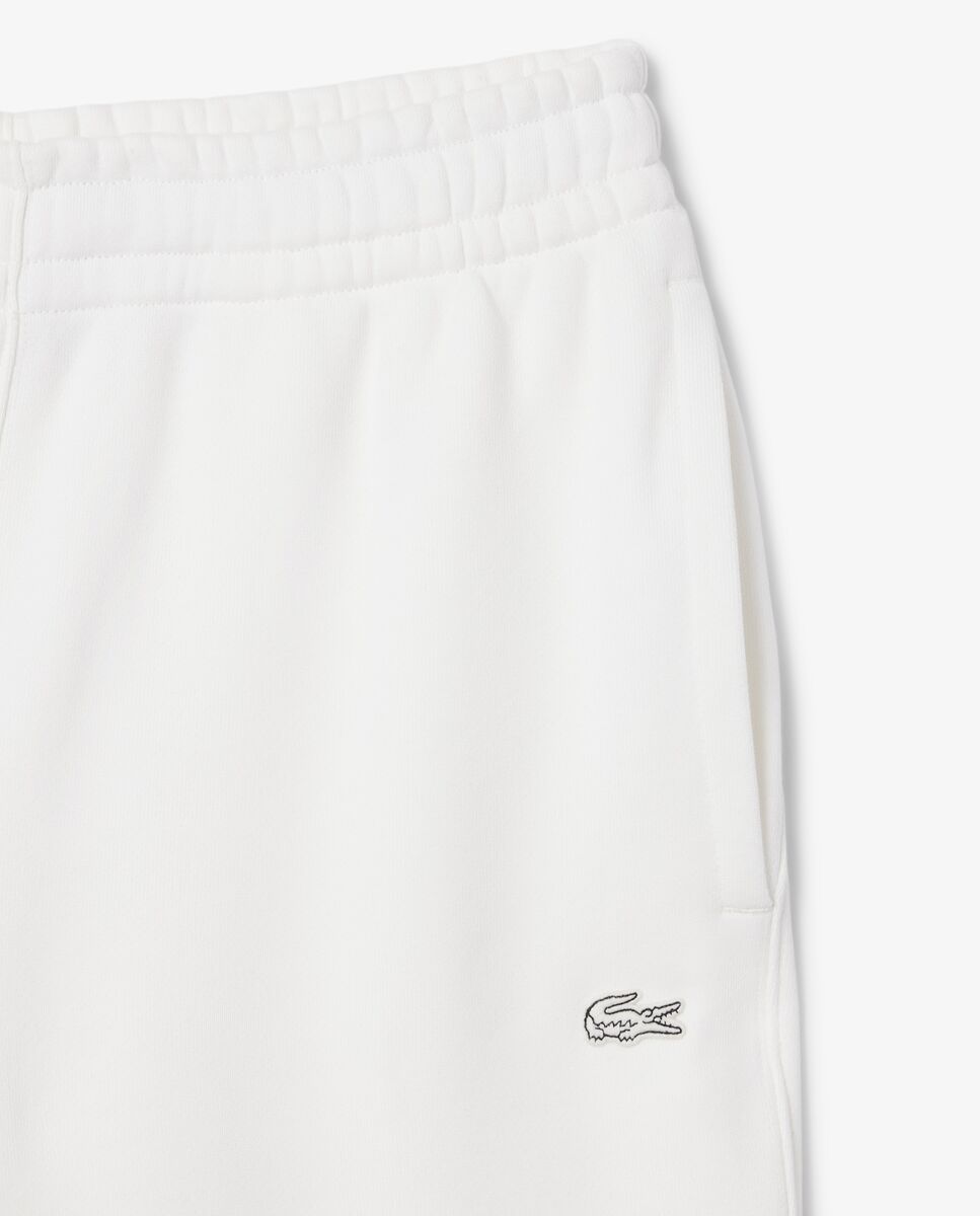 Pantalón unisex de chándal unisex de felpa - Lacoste - Blanco Blanco-5