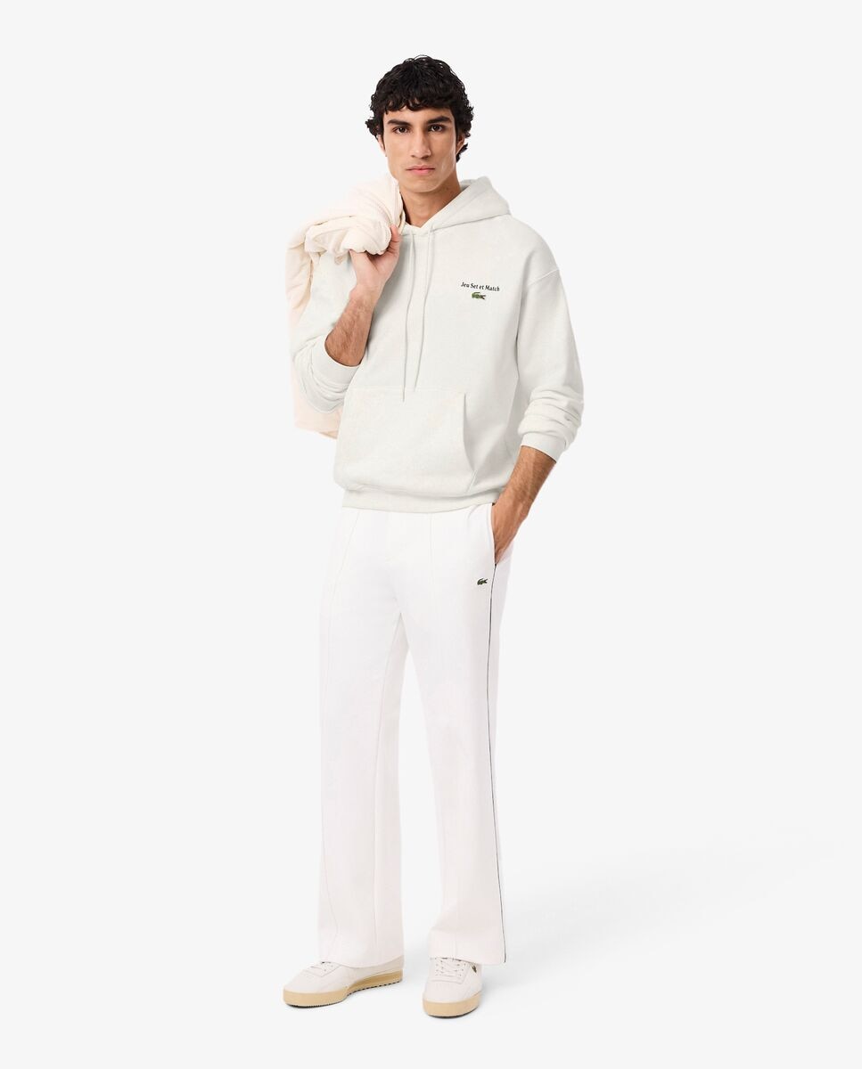 Sudadera de hombre con capucha con múltiples estampadas - Lacoste - Blanco Blanco-4
