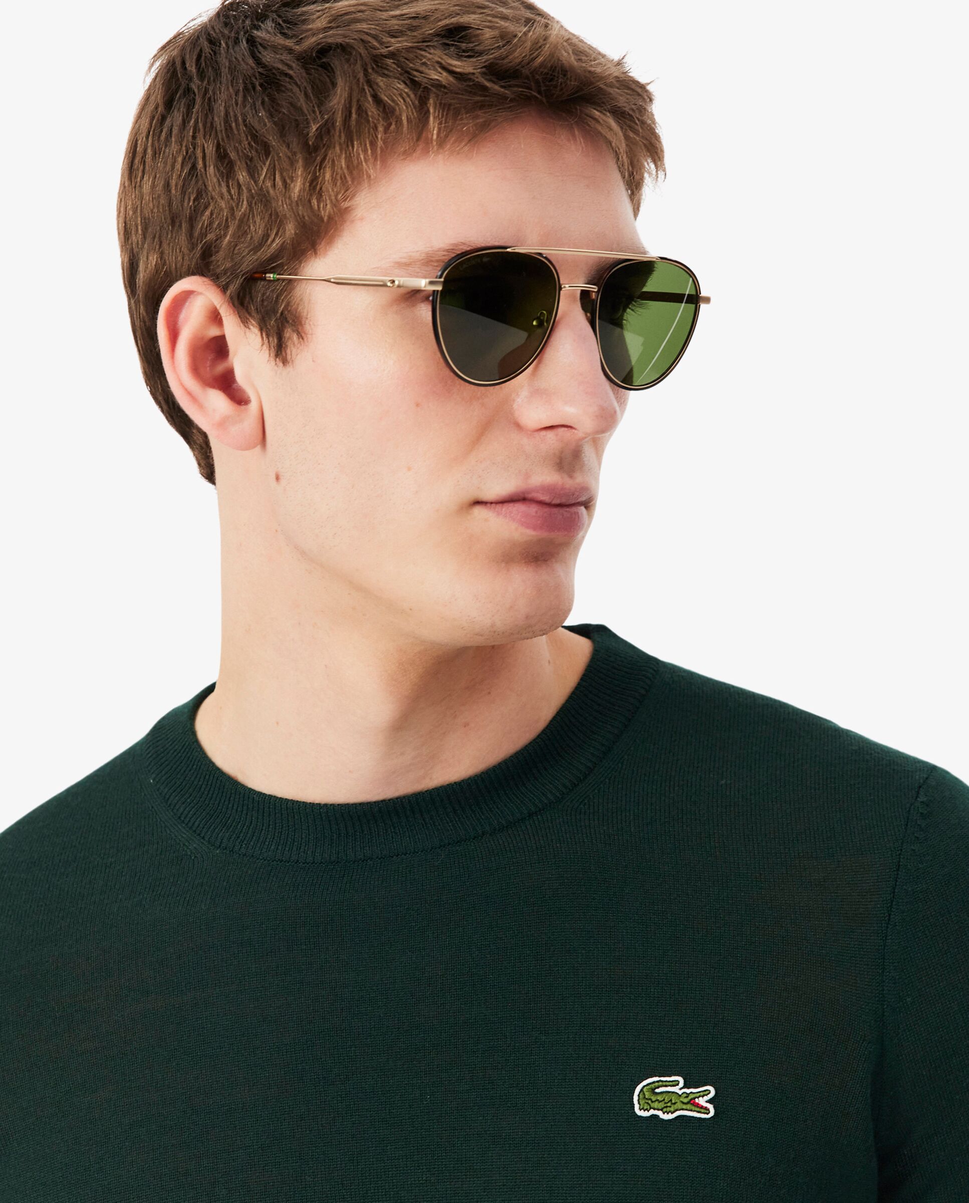 Jersey de hombre de lana - Lacoste - Verde Verde-3