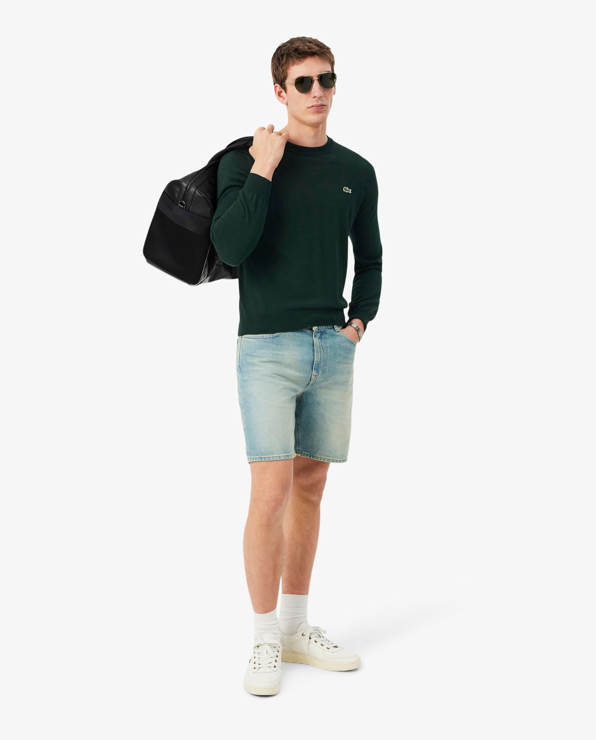 Jersey de hombre de lana - Lacoste - Verde Verde-4