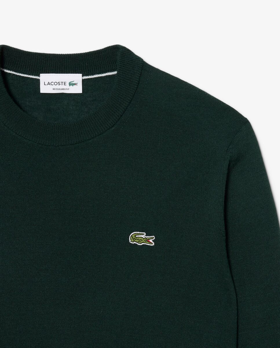 Jersey de hombre de lana - Lacoste - Verde Verde-5
