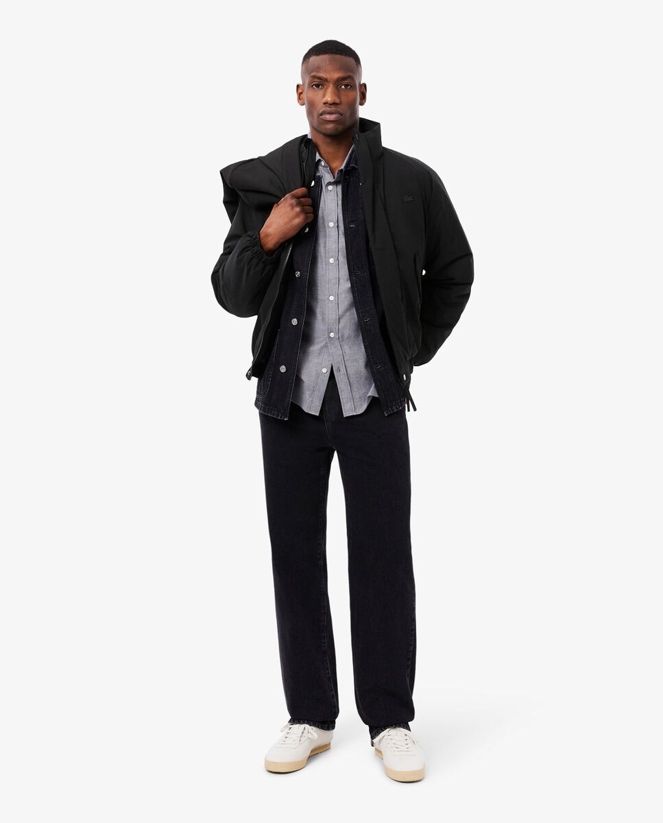 Chaqueta de hombre acolchada hidrófuga - Lacoste - Negro Negro-4