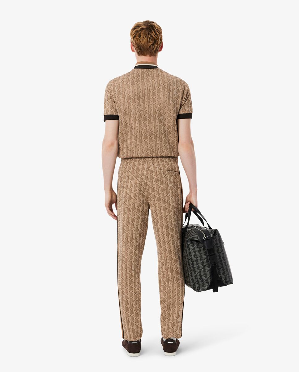 Pantalones joggers de hombre con monograma - Lacoste - Camel Camel-2