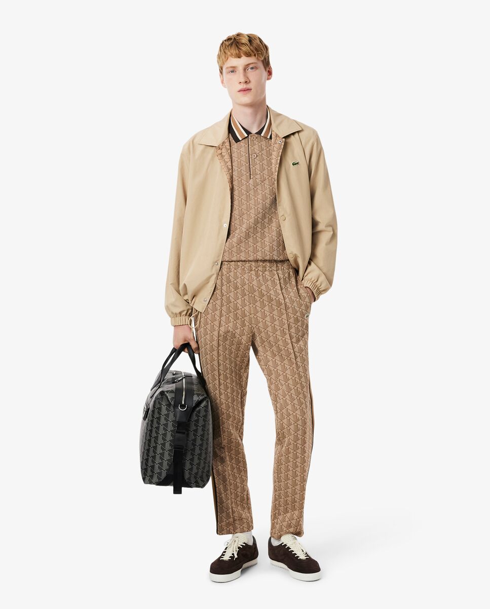 Pantalones joggers de hombre con monograma - Lacoste - Camel Camel-4