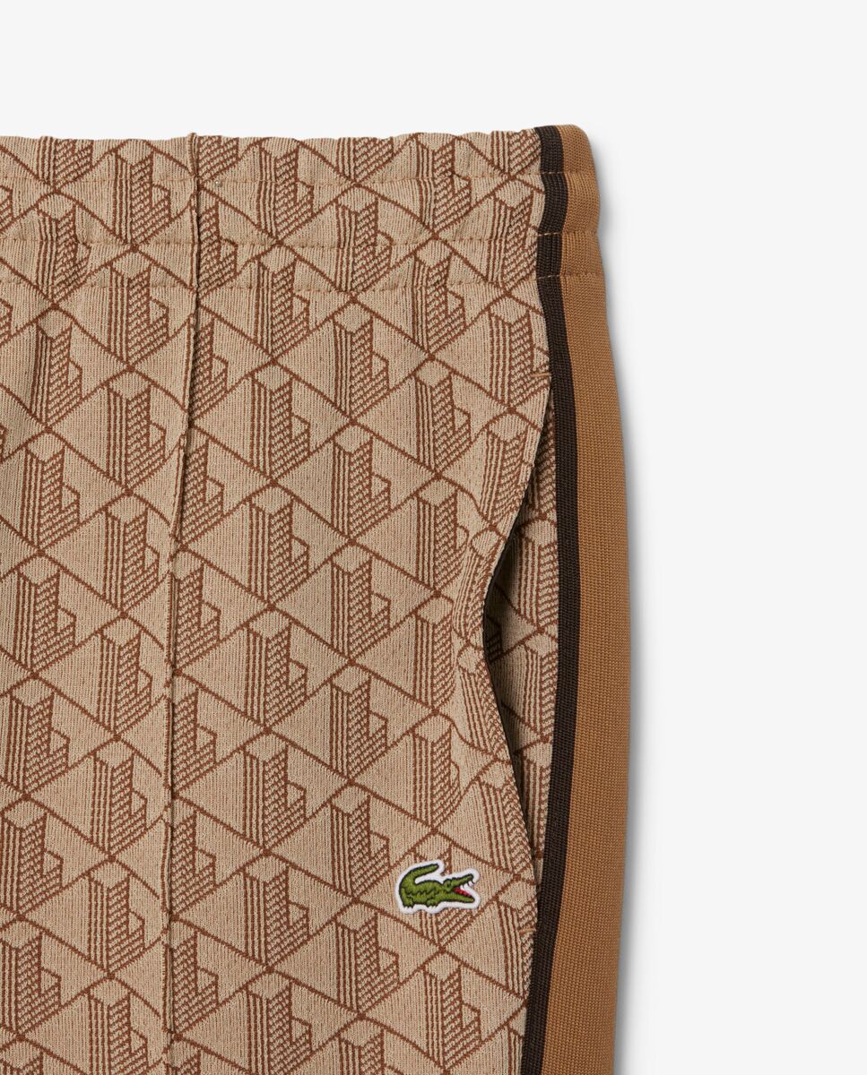 Pantalones joggers de hombre con monograma - Lacoste - Camel Camel-5