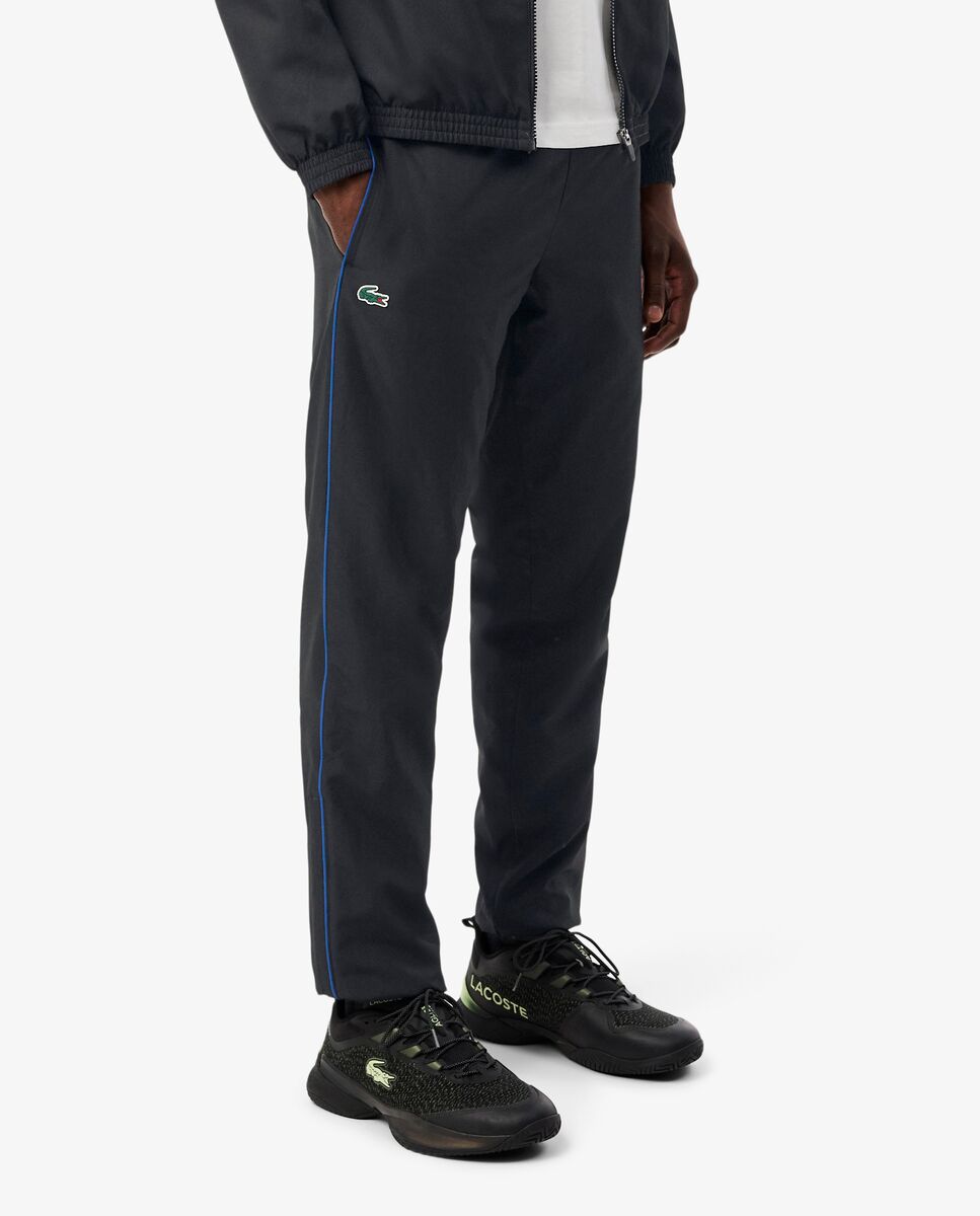 Pantalón de hombre de chándal de hombre con estampado de tenis - Lacoste - Negro Negro-3