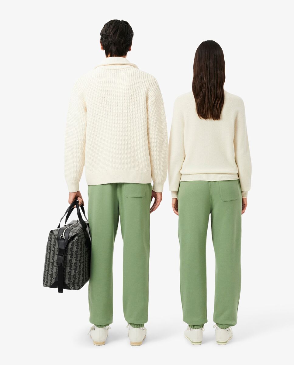 Pantalón unisex de chándal unisex de felpa - Lacoste - Verde Verde-2