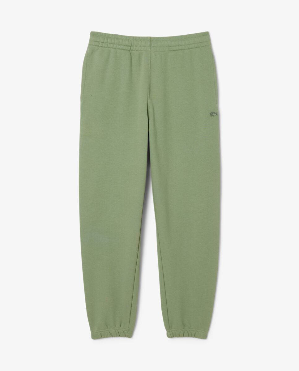 Pantalón unisex de chándal unisex de felpa - Lacoste - Verde Verde-6