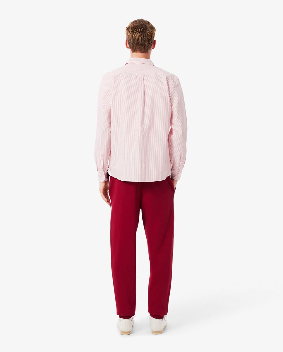 Pantalón de hombre de chándal con ribete de logotipo - Lacoste - Burdeos Burdeos-2