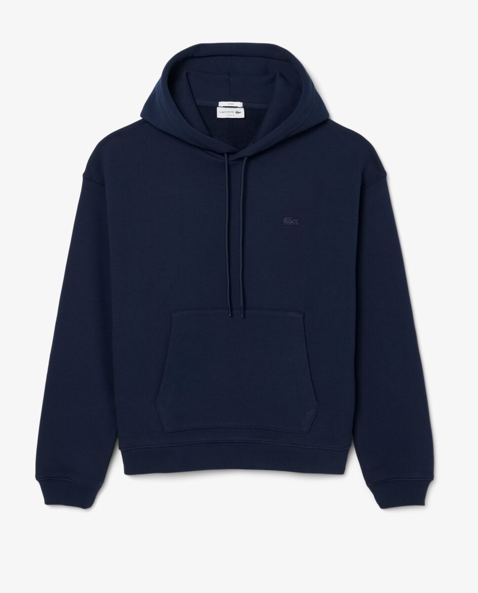 Sudadera unisex con capucha de felpa gruesa - Lacoste - Azul marino Azul marino-5