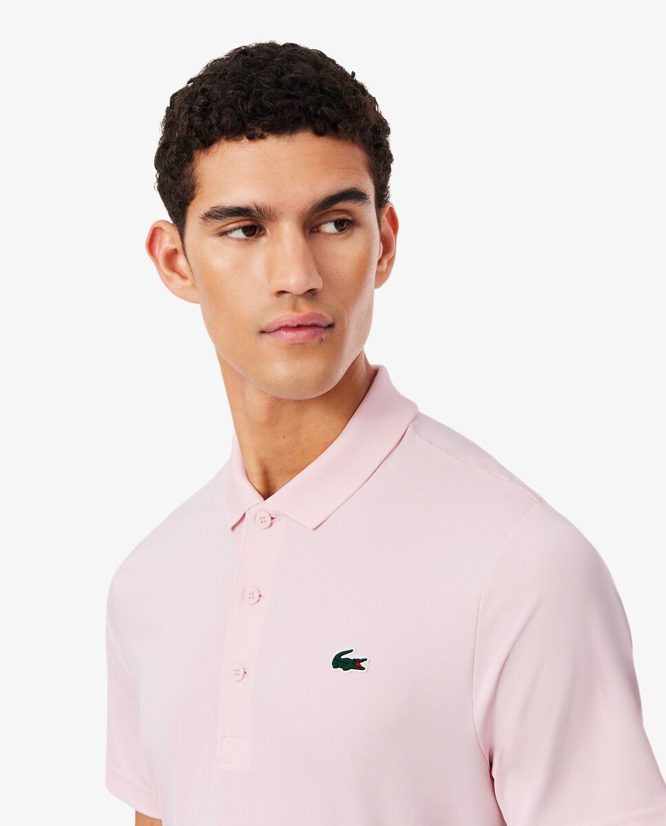 Polo de golf ligero, de corte regular, ultra seco, con protección solar UPF 50+ - Lacoste - Rosa claro Rosa claro-3