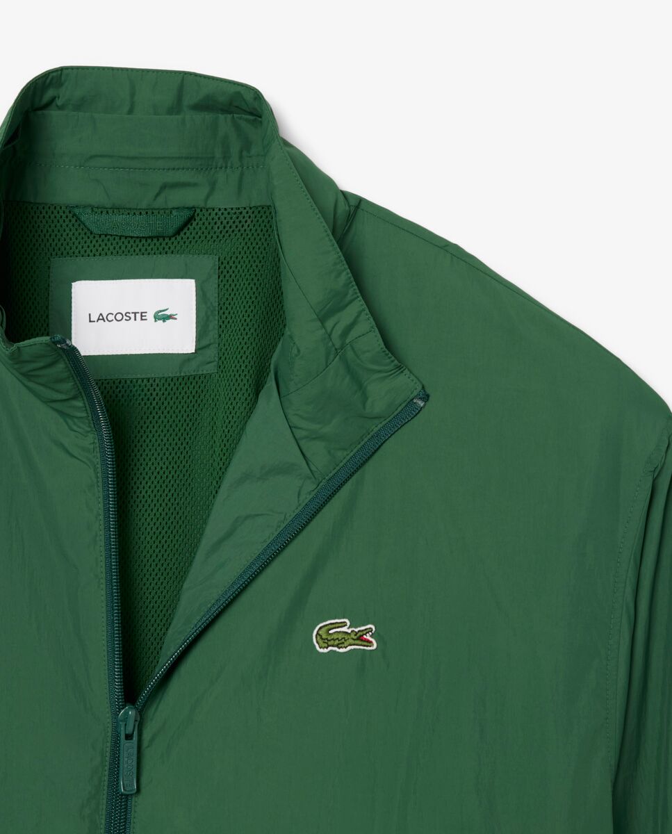 Chaqueta de hombre con capucha hidrófuga - Lacoste - Verde Verde-5