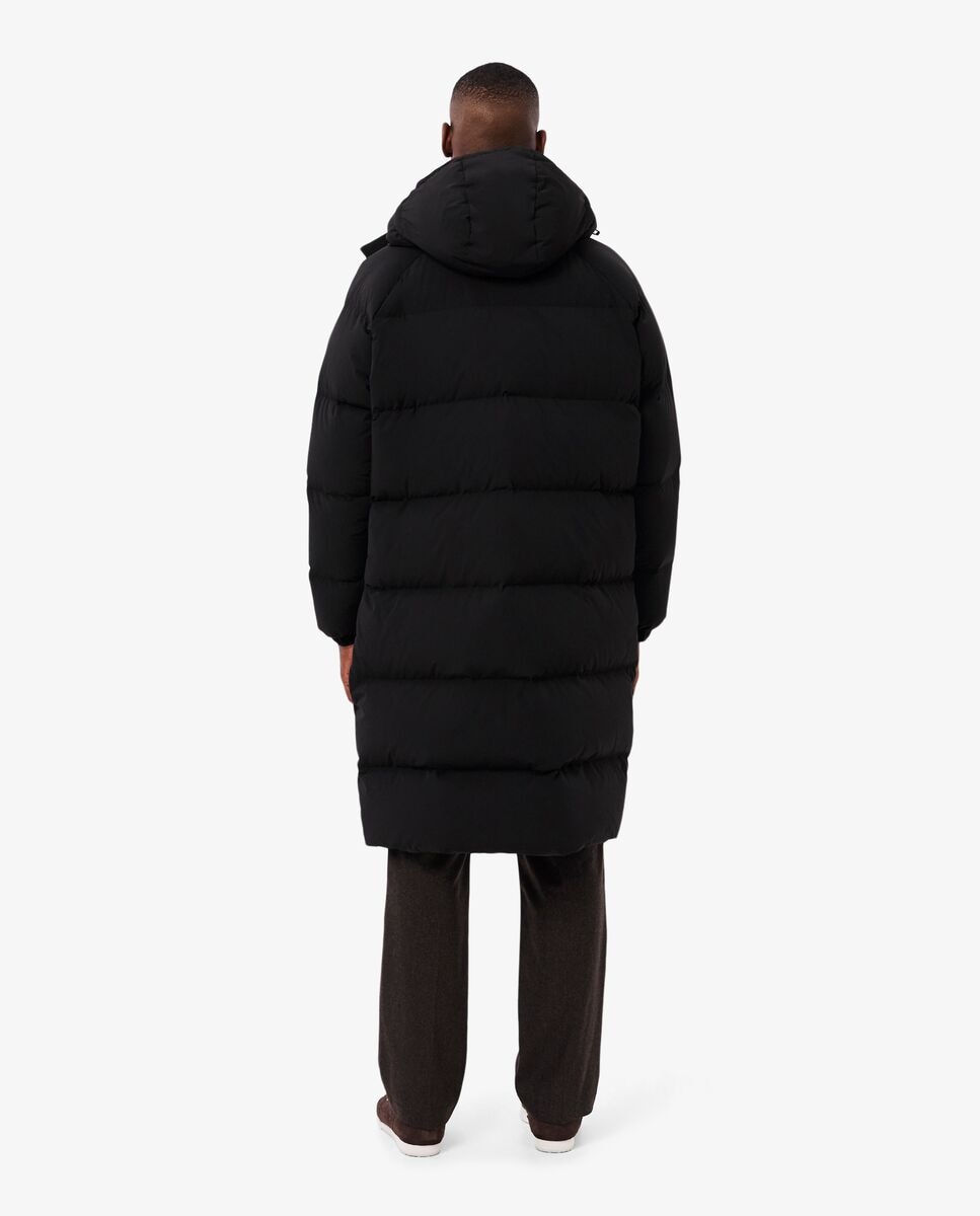 Chaqueta de hombre de plumón larga hidrófuga en - Lacoste - Negro Negro-2