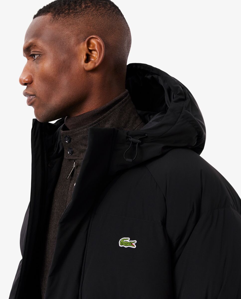Chaqueta de hombre de plumón larga hidrófuga en - Lacoste - Negro Negro-3