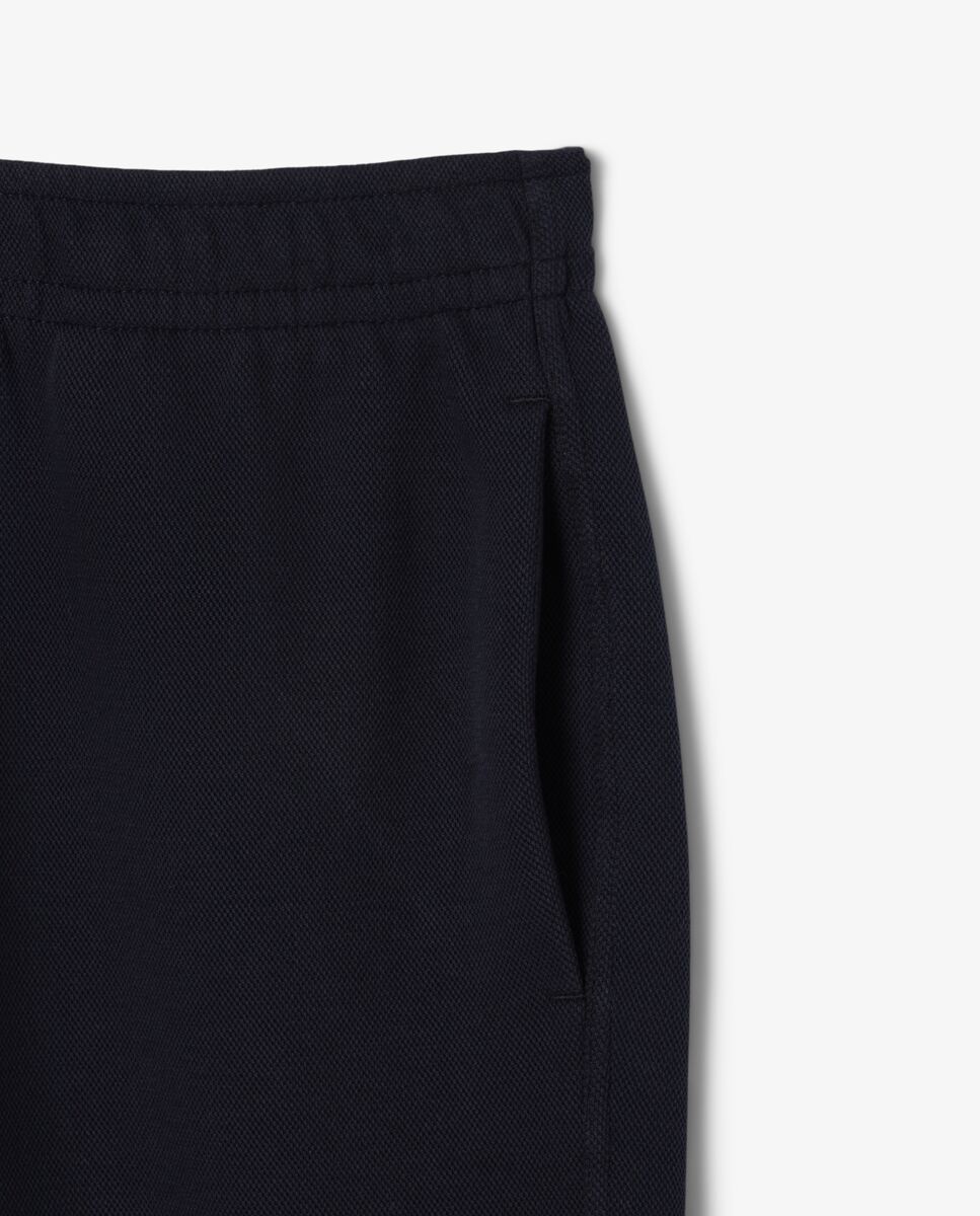 Pantalón de mujer de chándal de piqué - Lacoste - Azul marino Azul marino-5