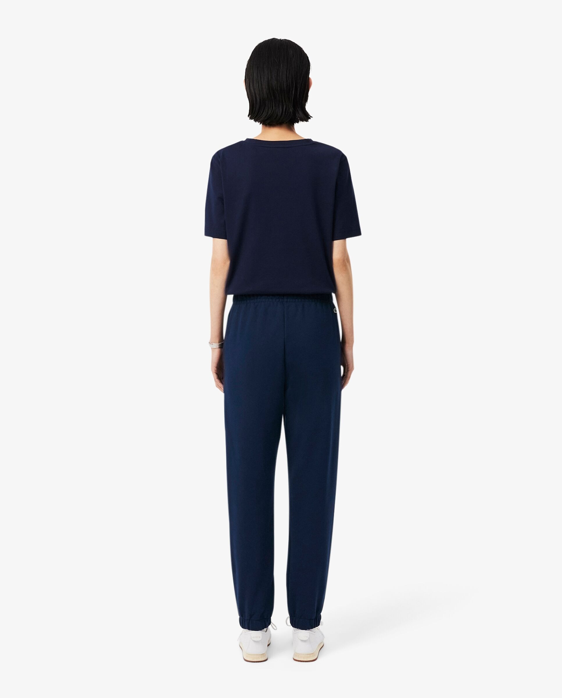 Pantalón de mujer de chándal de felpa - Lacoste - Azul marino Azul marino-2