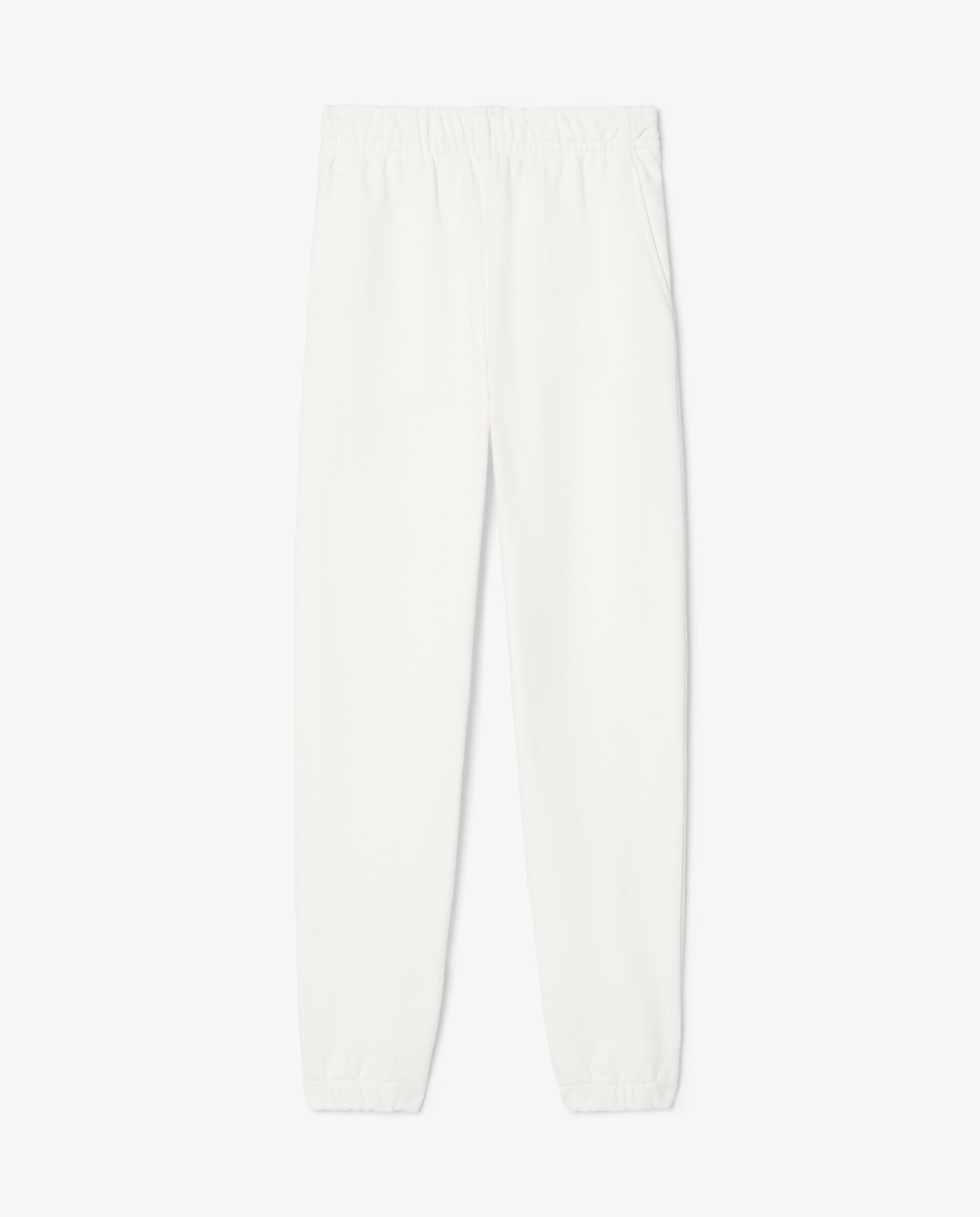 Pantalón de mujer de chándal de felpa - Lacoste - Blanco Blanco-6