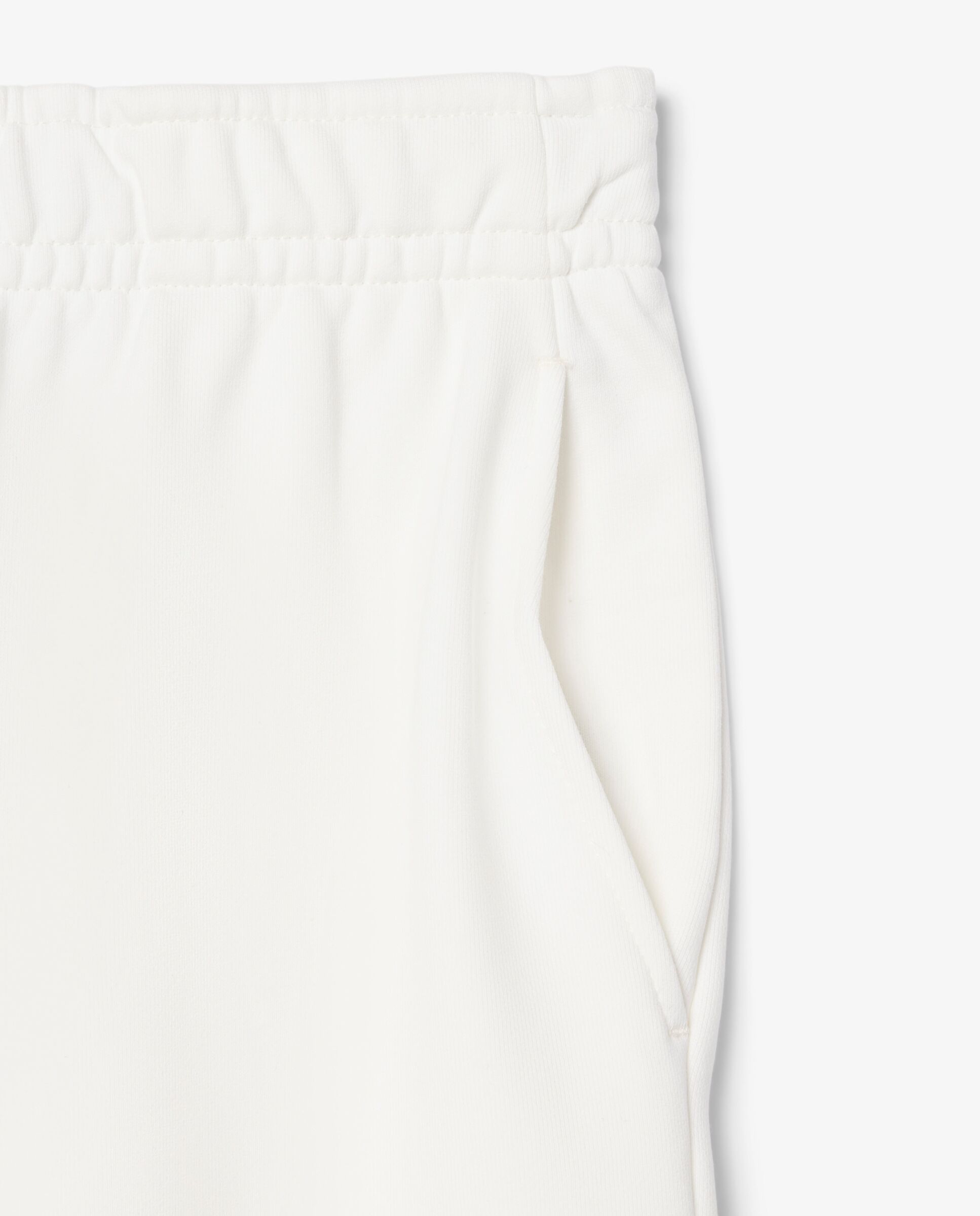 Pantalón de mujer de chándal de felpa - Lacoste - Blanco Blanco-5