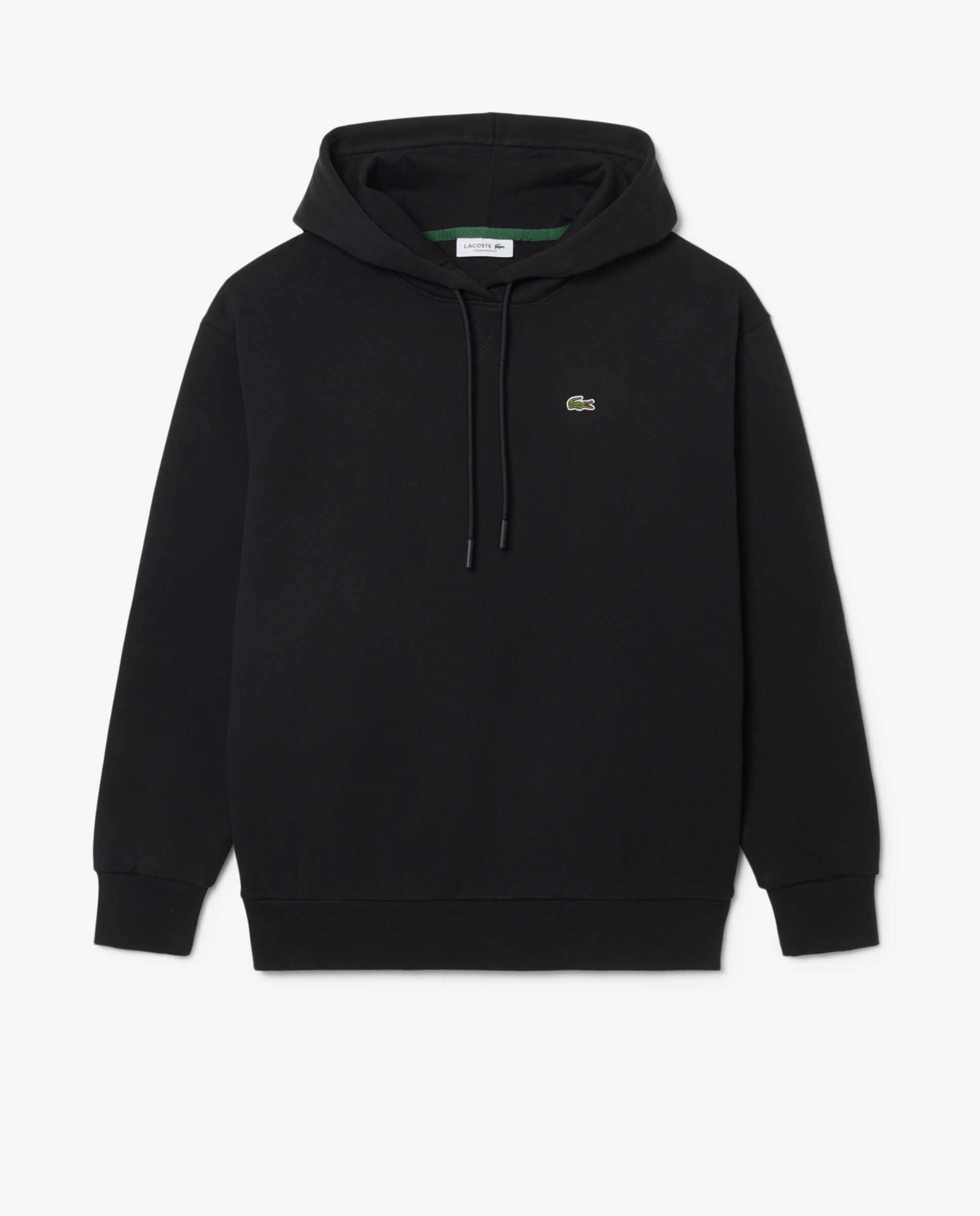 Sudadera de mujer con capucha de felpa oversized - Lacoste - Negro Negro-6