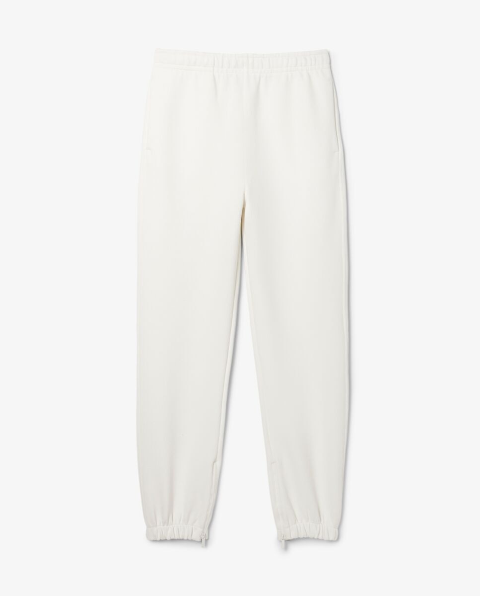 Pantalón de mujer de chándal de piqué - Lacoste - Blanco Blanco-5