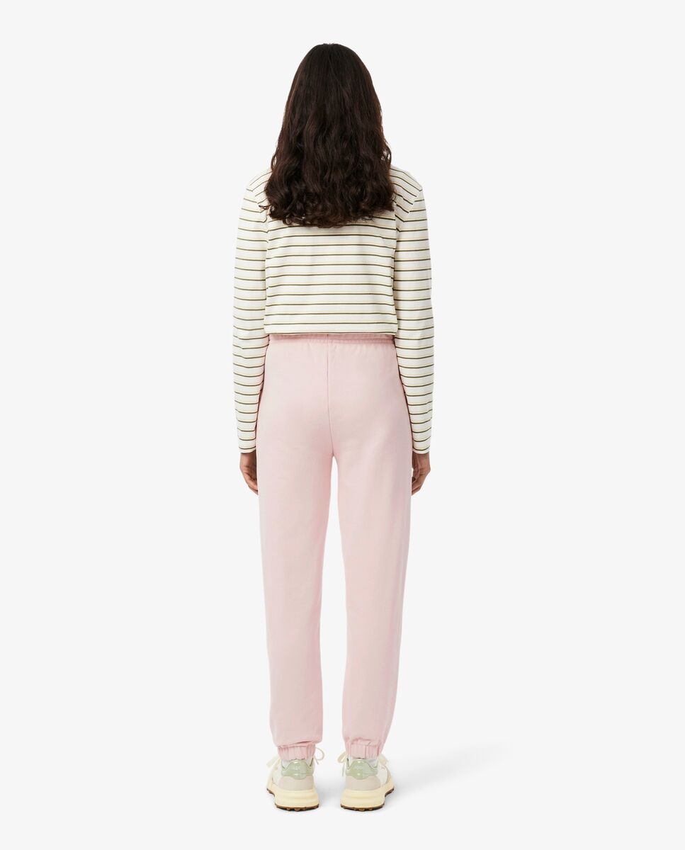 Pantalón de mujer de chándal de felpa - Lacoste - Salmón Salmón-2