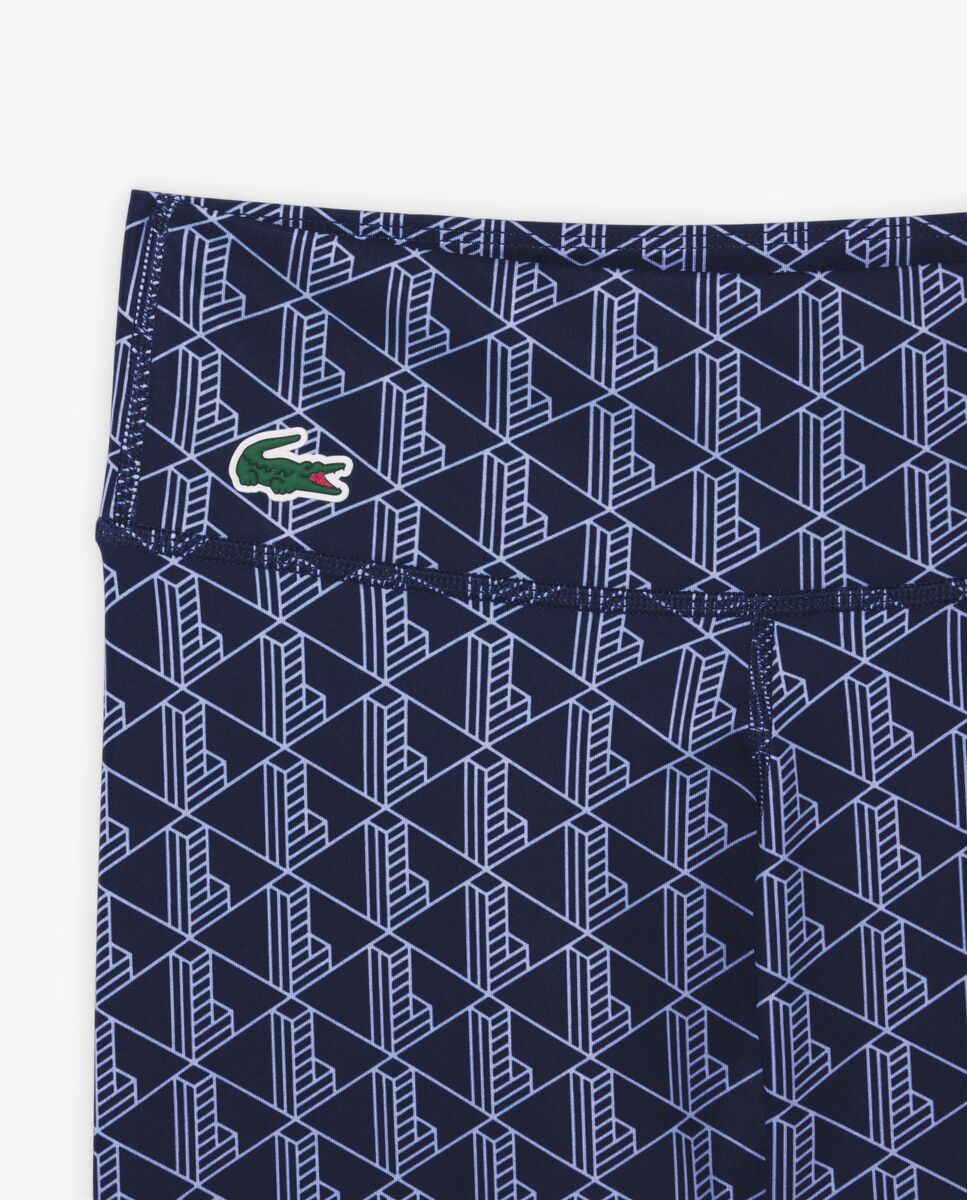 Mallas deportivas elásticas estampadas Ultra Dry en morado - Lacoste - Azul marino Azul marino-5