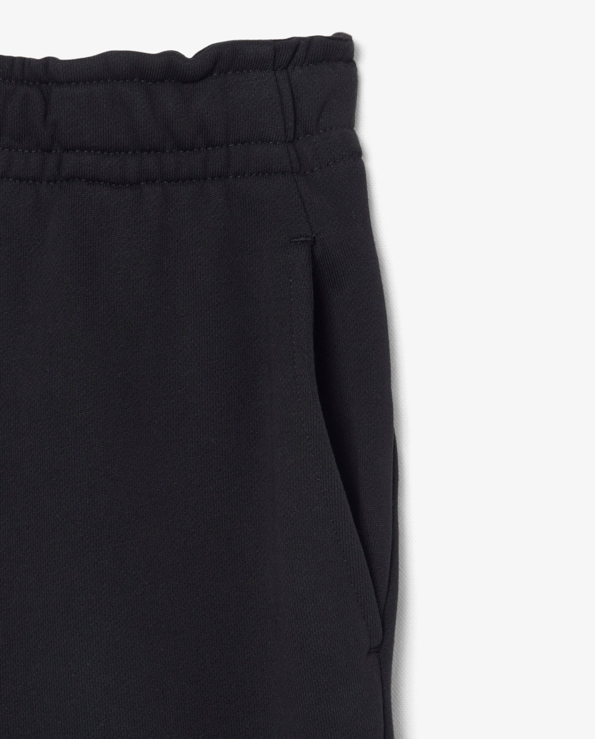 Pantalón de mujer de chándal de felpa - Lacoste - Negro Negro-5