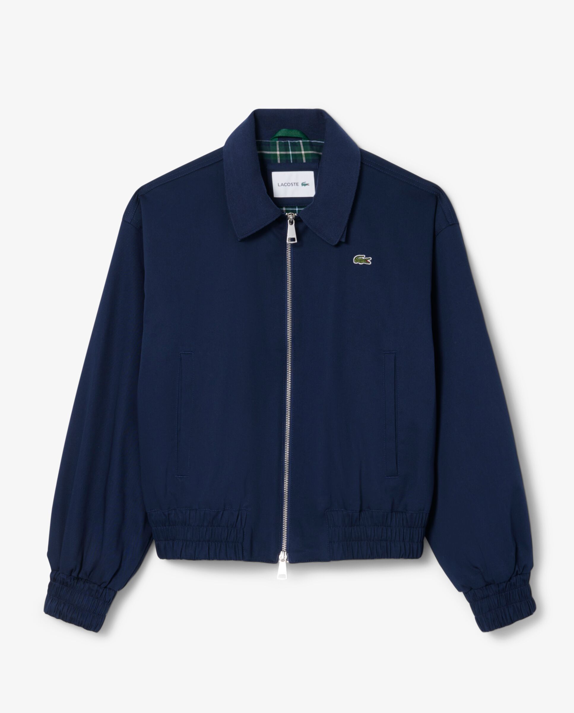 Chaqueta de mujer elástica con cuello doble - Lacoste - Azul marino Azul marino-6