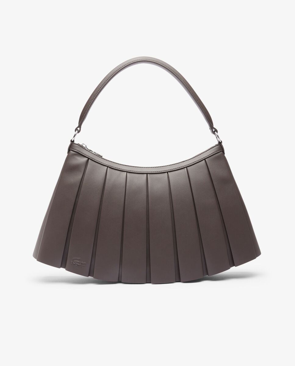 Bandoleras unisex de piel lenglen runway - Lacoste - Marrón oscuro Marrón oscuro-1