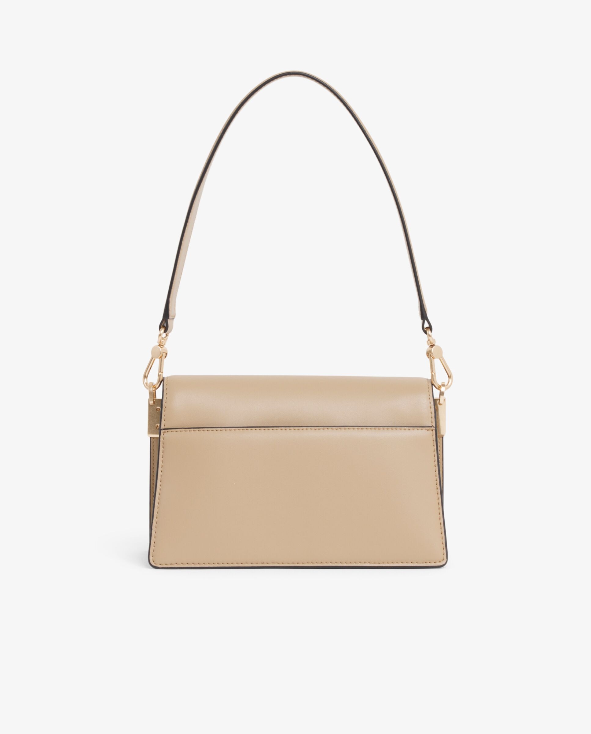 Bolso con solapa de piel Tennis Bliss - Lacoste - Beige Beige-4