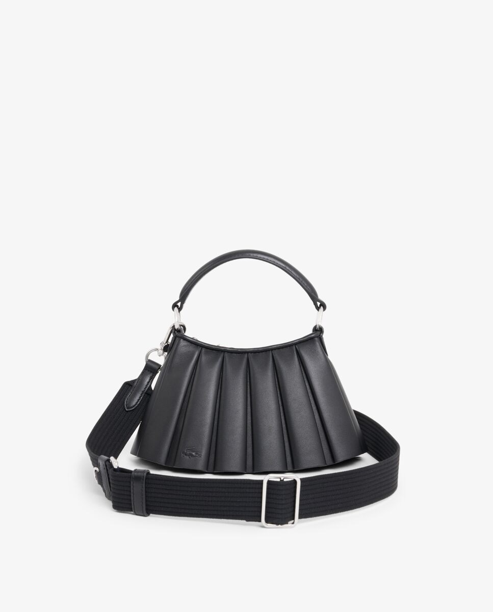 Minibolso unisex de piel runway lenglen en negro - Lacoste - Blanco Blanco-1