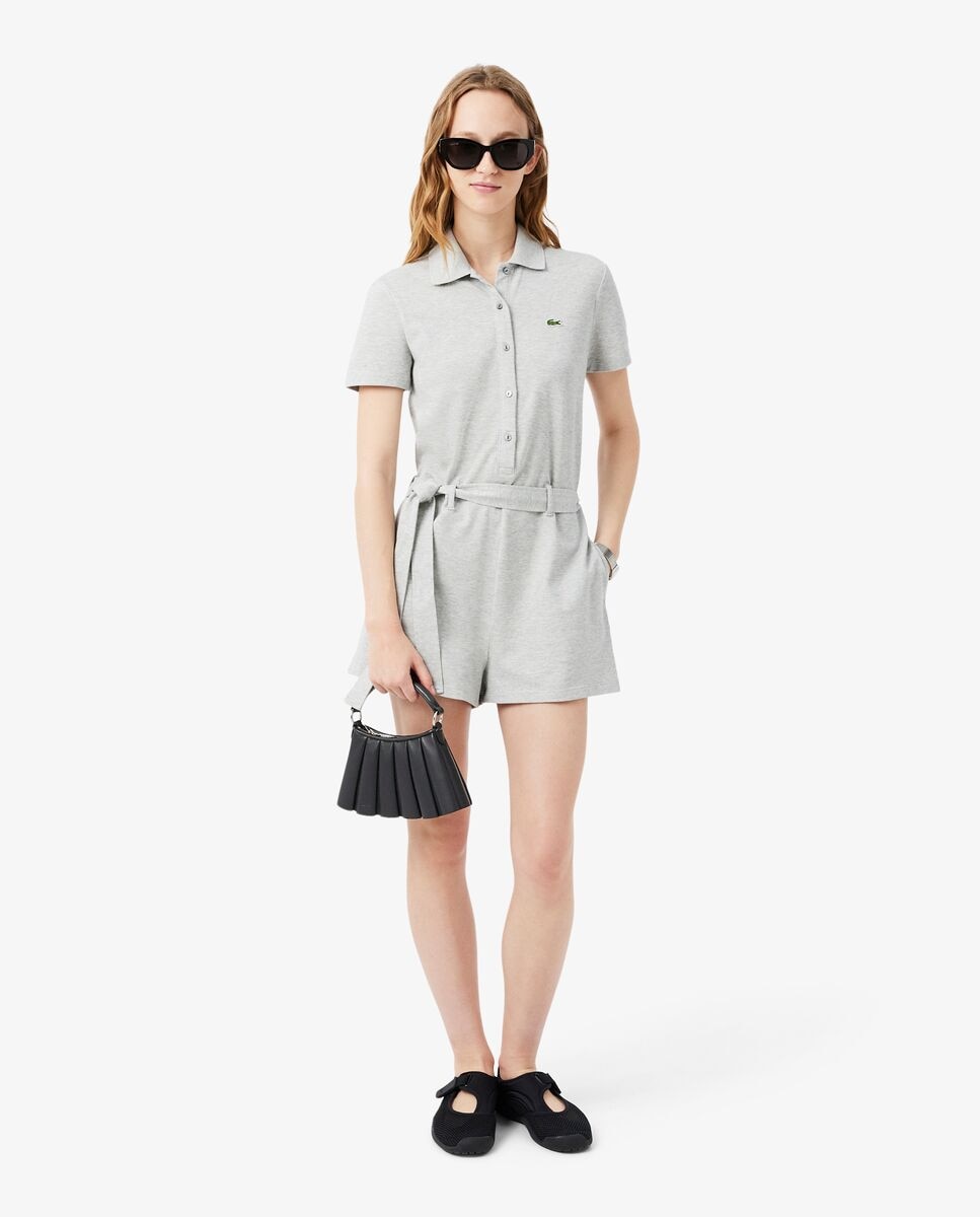 Minibolso unisex de piel runway lenglen en negro - Lacoste - Blanco Blanco-2