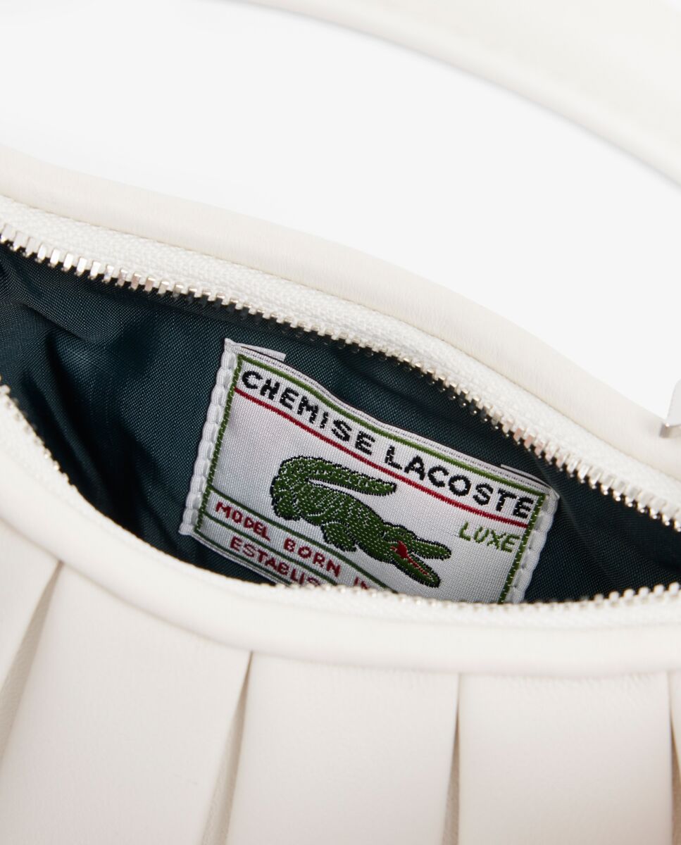 Minibolso unisex de piel runway lenglen en negro - Lacoste - Verde Verde-5