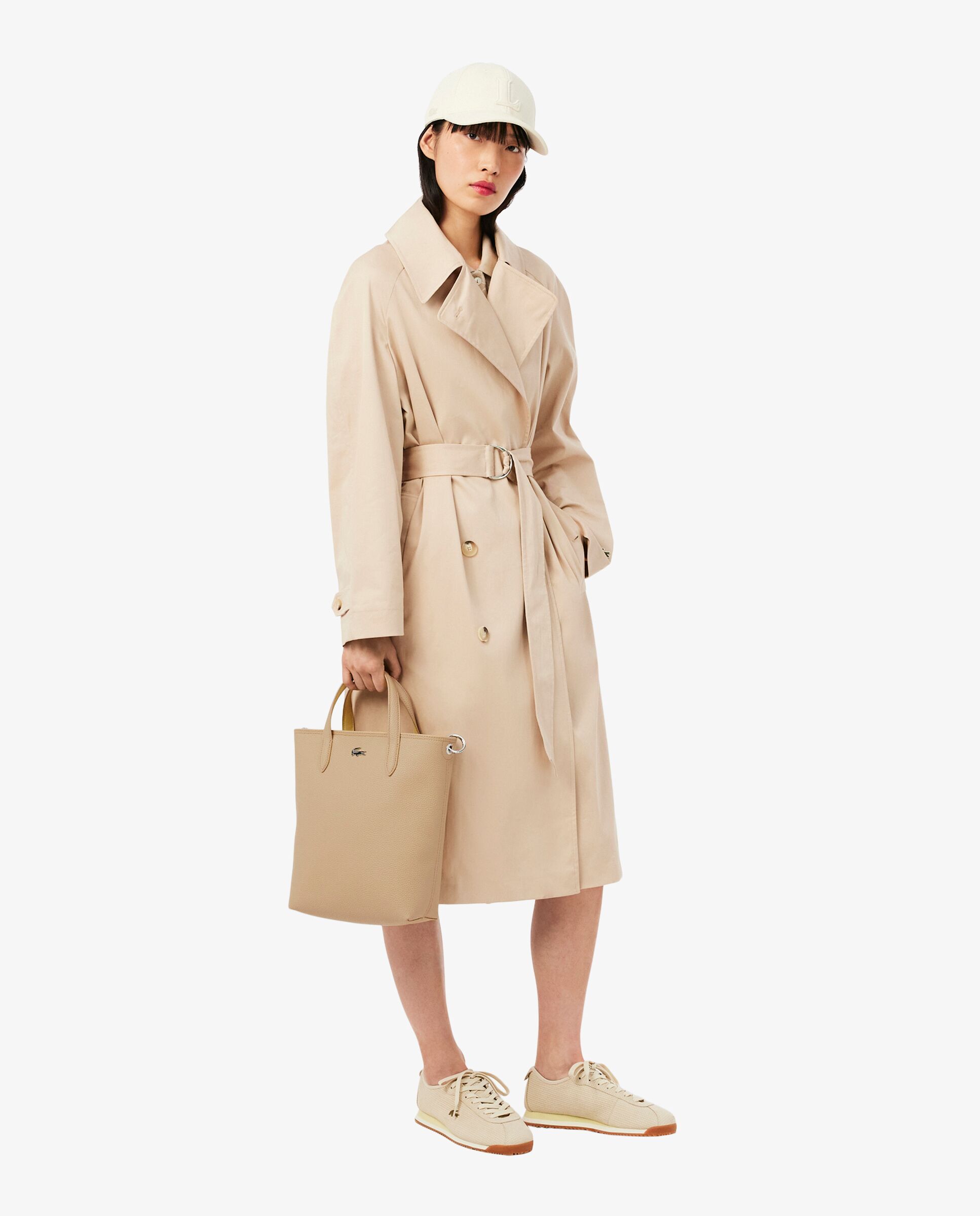 Bolso shopper de mujer reversible vertical anna - Lacoste - Beige Beige-2