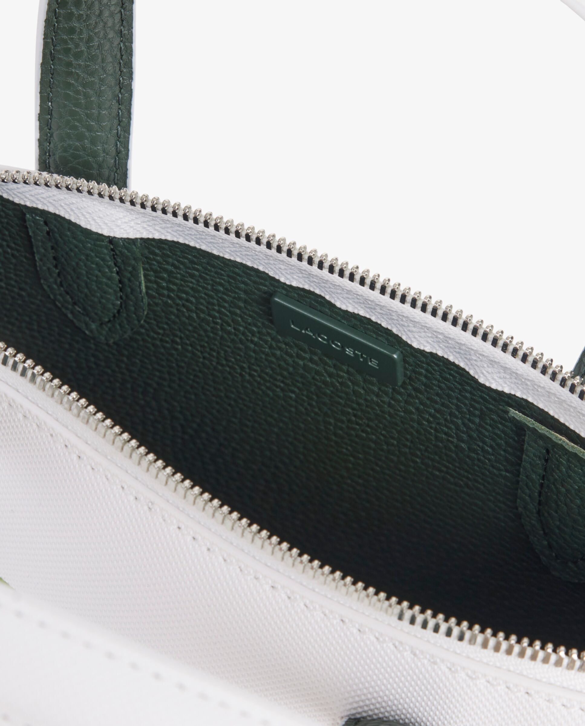 Bolso de mujer tote con cremallera reversible anna mini en blanc sinople - Lacoste - Blanco Blanco-5