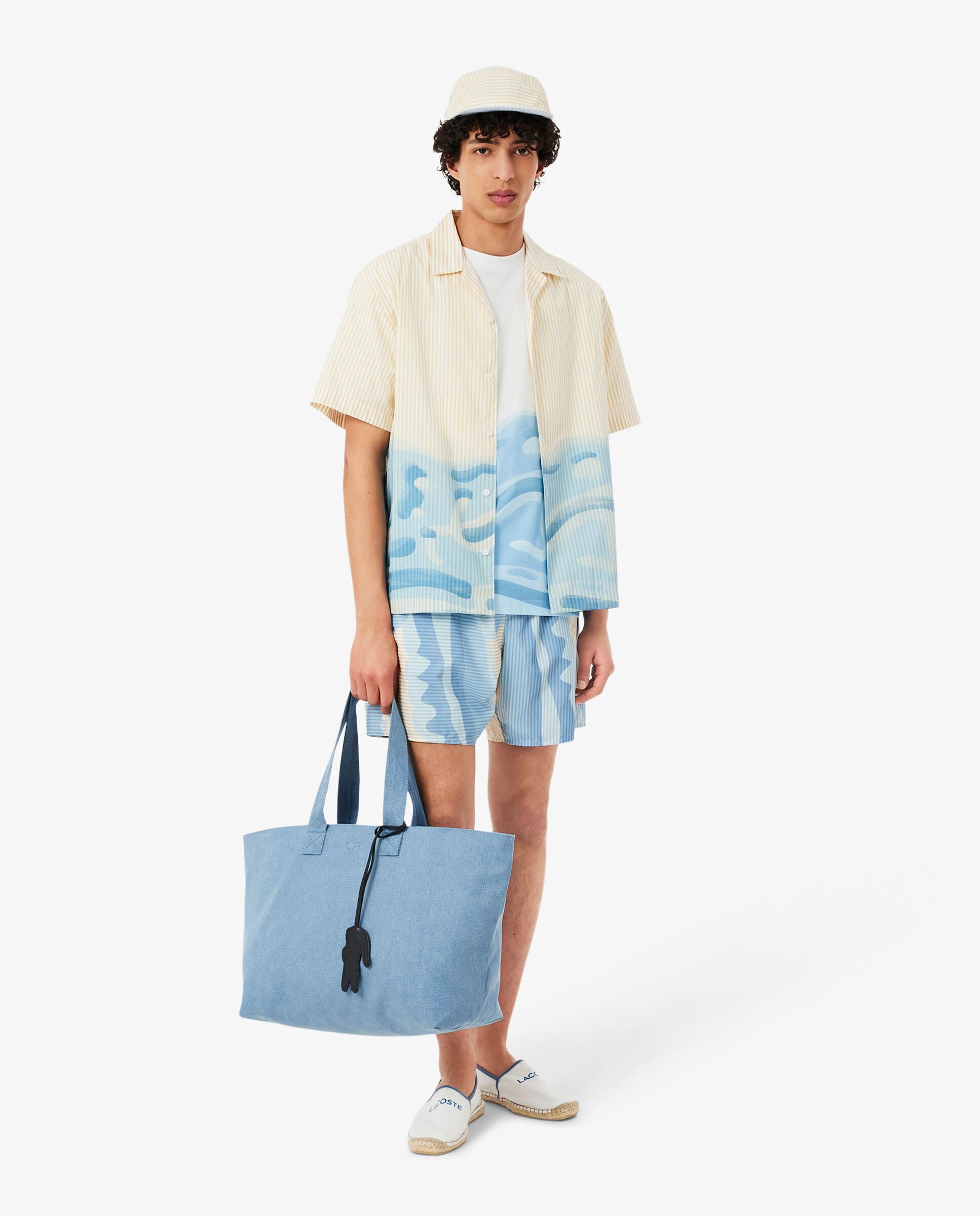 Portadocumentos unisex tote summer pack unisex xl en tradewinds - Lacoste - Gris oscuro Gris oscuro-2
