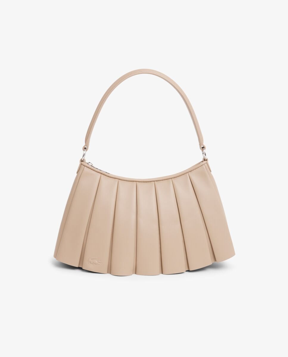 Bolso de piel Lenglen Runway - Lacoste - Beige Beige-1