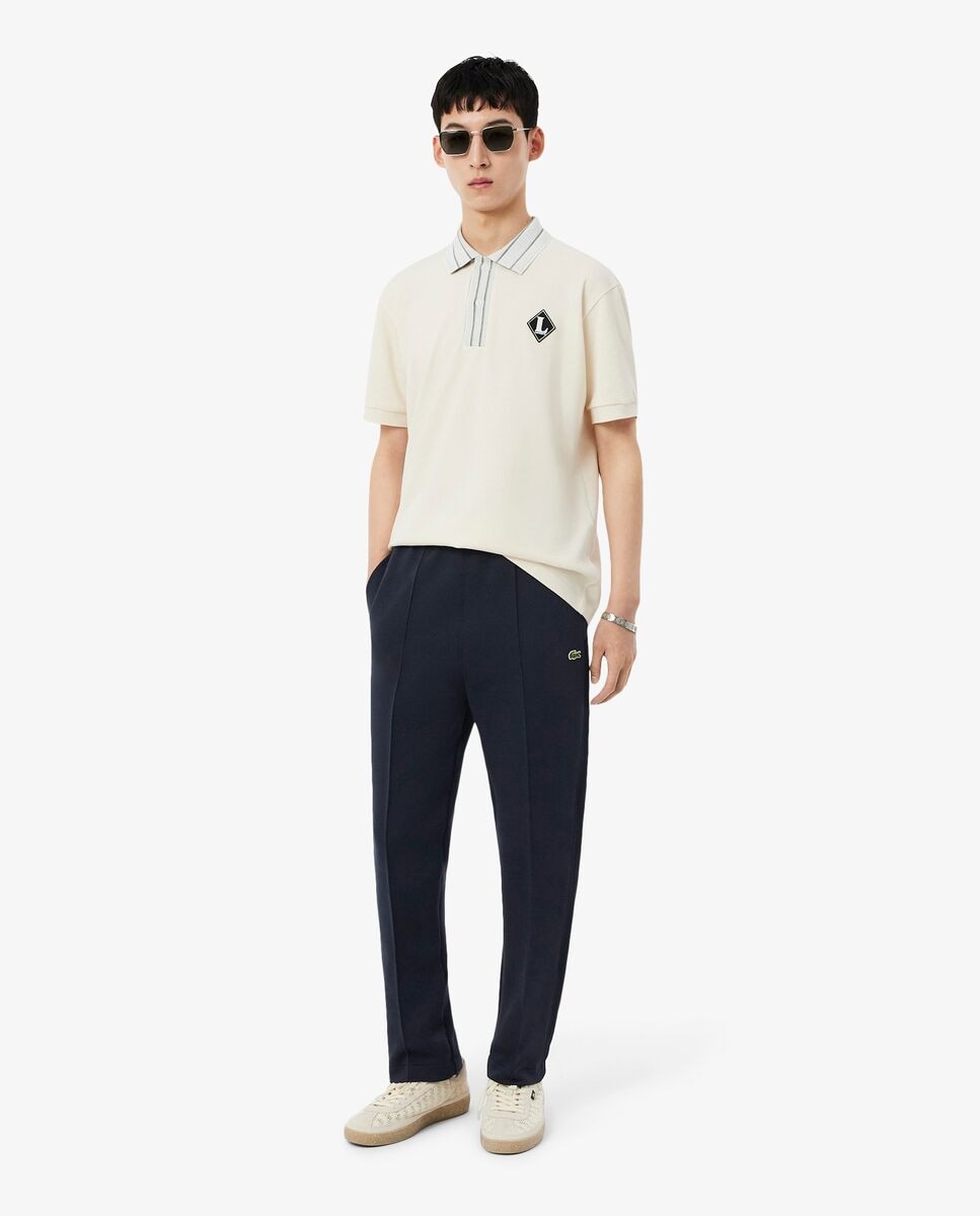 Lacoste - Pantalón de hombre de Chándal de hombre de fabricación francesa en negro en negro.