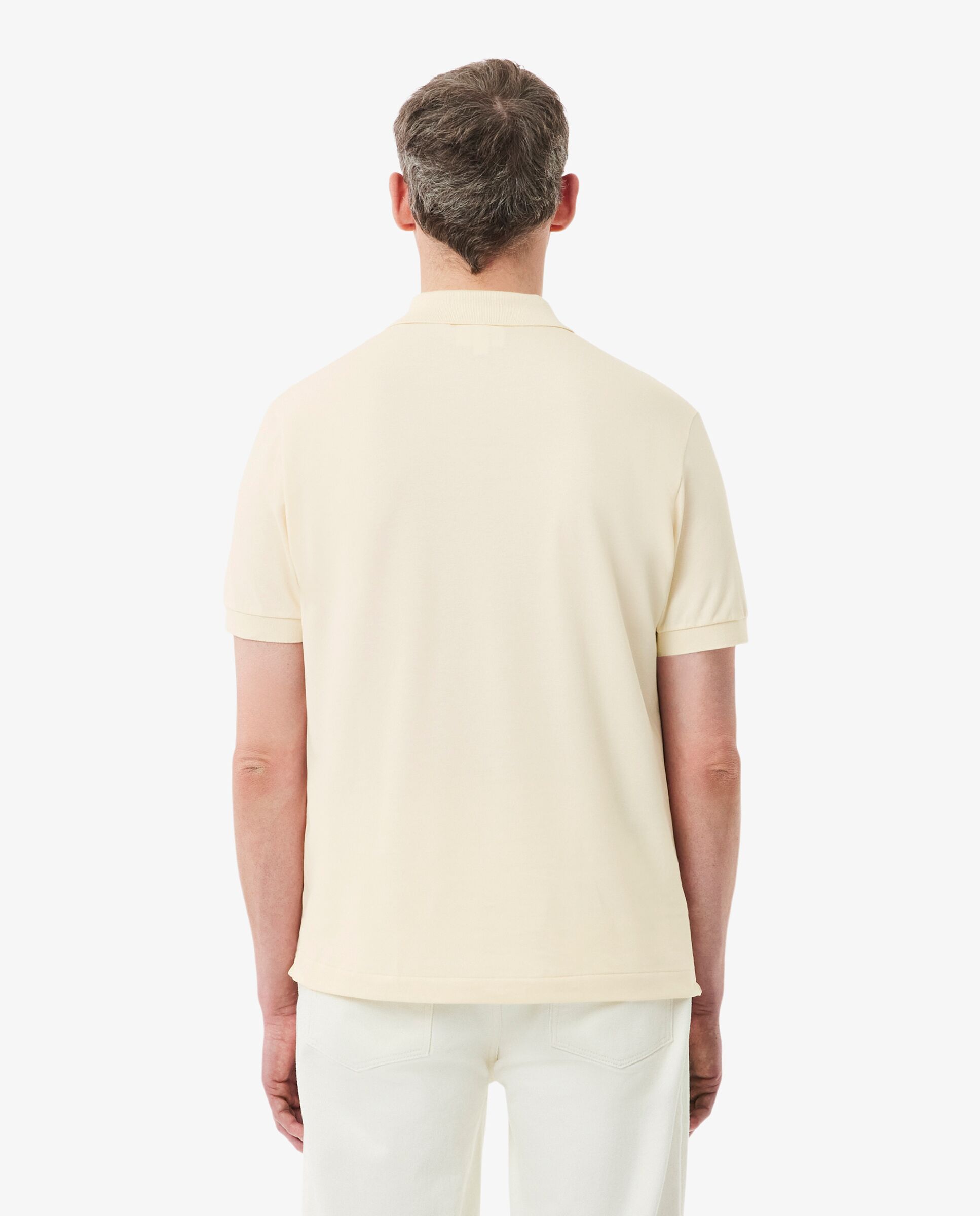 Polo de hombre de corte clásico de manga corta - Lacoste - Beige Beige-2